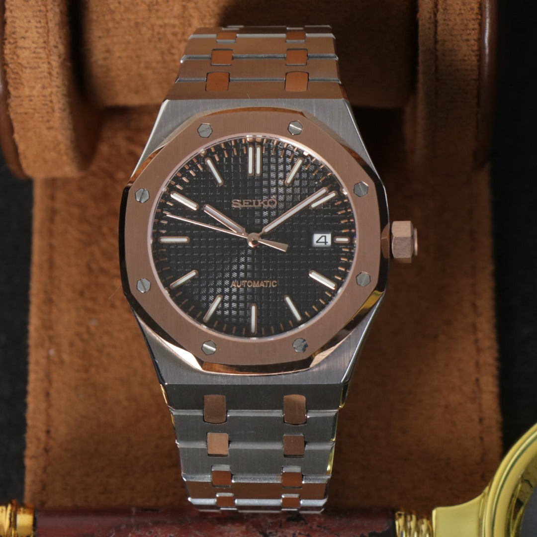 Royal Oak Rose Gold Black Dial