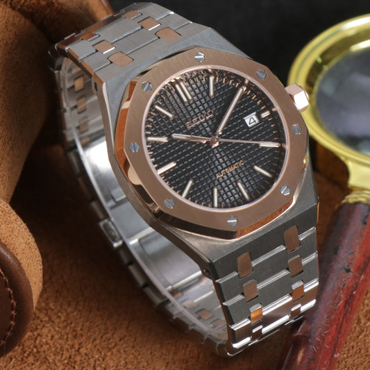 Royal Oak Rose Gold Black Dial