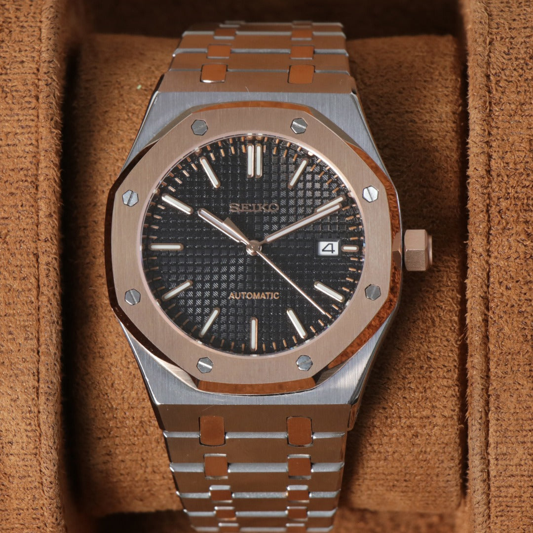 Royal Oak Rose Gold Black Dial