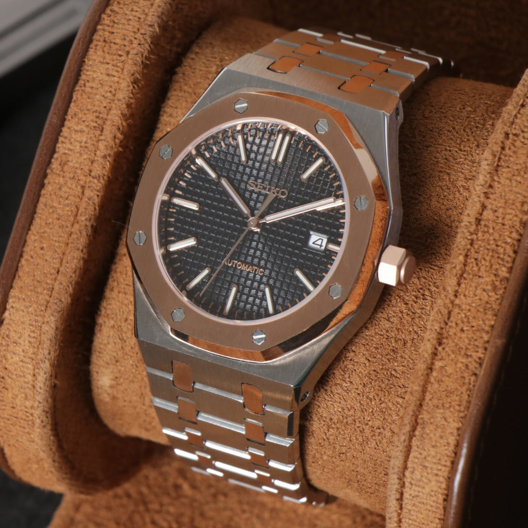Royal Oak Rose Gold Black Dial