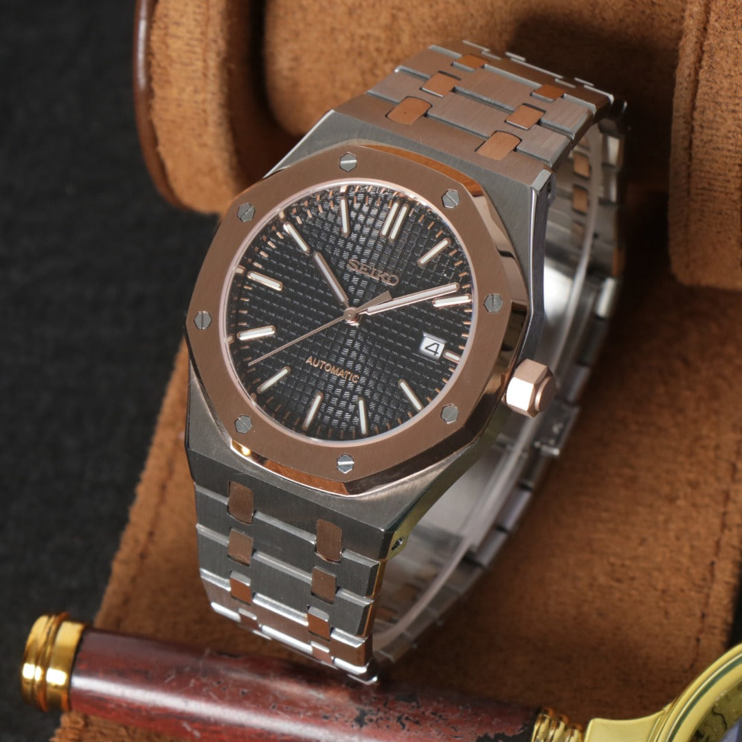 Royal Oak Rose Gold Black Dial
